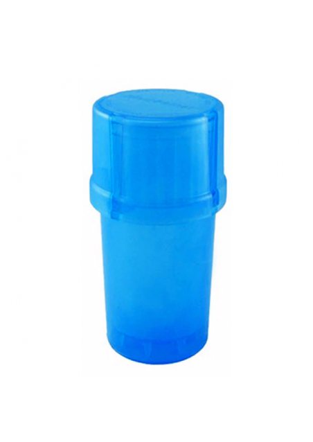 Grinder Trita Tabacco a Tubo, Cilindrico in plastica - 3 parti