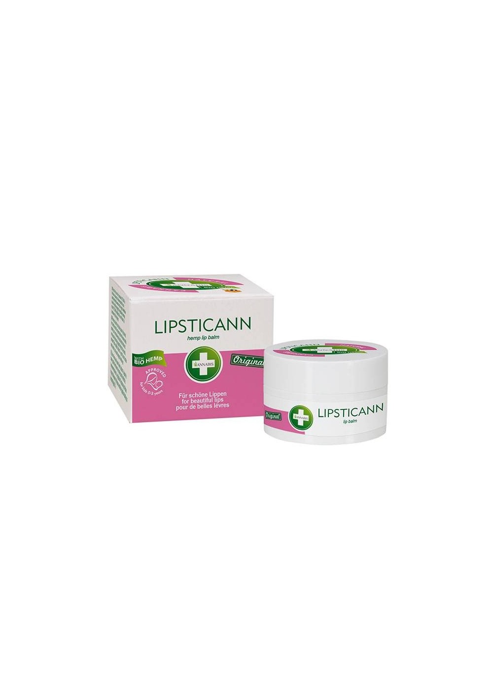 Annabis - Lipsticann Balsamo Labbra 15ml Linea Viso e Bio Cosmesi