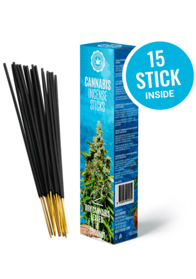 Bastoncini di Incenso profumati Cocco e Foglie Fresche di Cannabis - Haze Holland