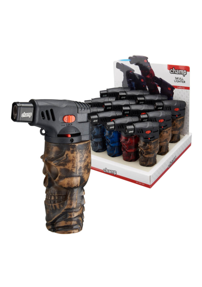 Windproof Lighter - Design Skull - Champ High