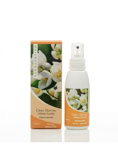 Deodorante Spray Crema Fluida Agrumata ml 100 no gas - Verdesativa Bagno Doccia