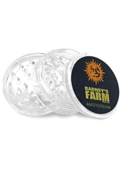 Grinder Trita tabacco in plastica 60mm - 3 parti - Barney's Farm