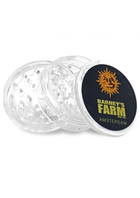 Grinder Trita tabacco in plastica 60mm - 3 parti - Barney's Farm