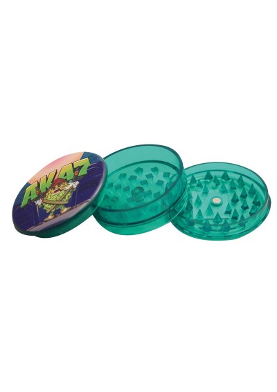 Grinder Trita tabacco in plastica - Design AK 47 - 60mm - 3 parti - Best Buds