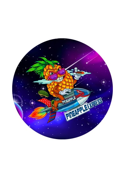 Grinder Trita tabacco in plastica - Design Pineapple Express - 52mm - 3 parti - Best Buds