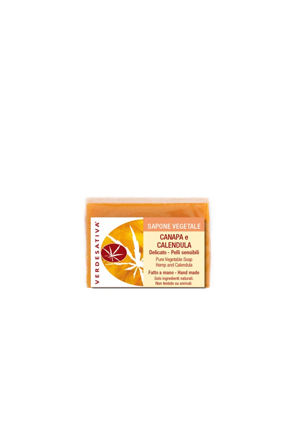 Sapone Canapa e Calendula - pelli sensibili - Verdesativa Bagno Doccia