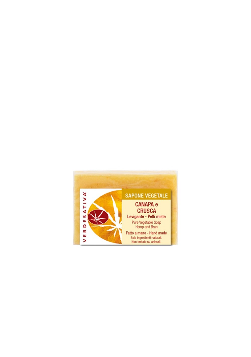 Sapone Canapa e Crusca - effetto levigante - Verdesativa Bagno Doccia