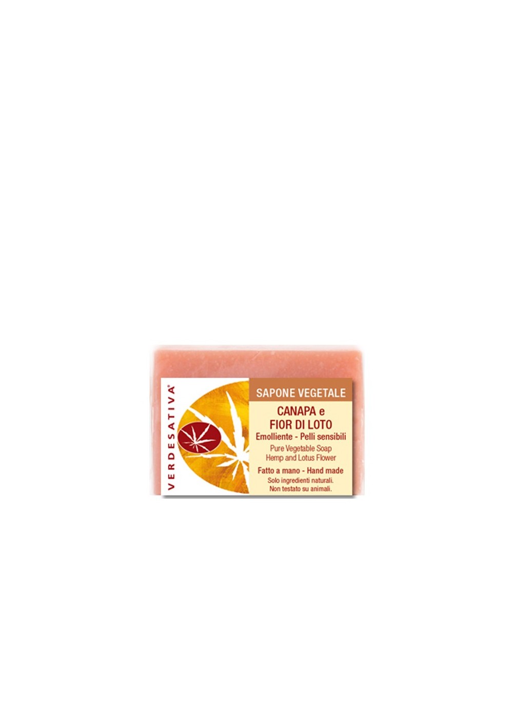 Sapone Canapa e Fior di Loto - delicato ed emoliente- Verdesativa Bagno Doccia