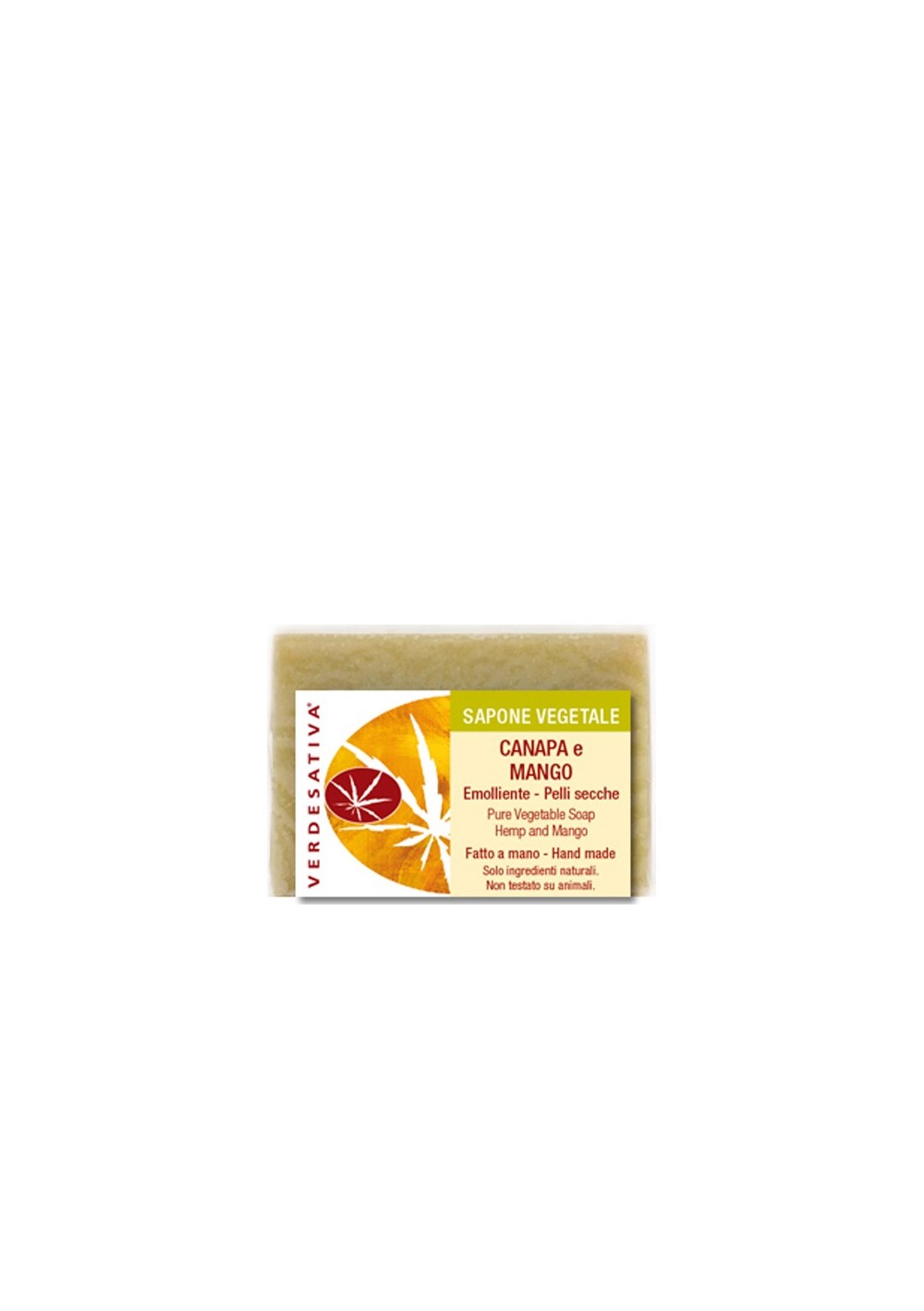 Sapone Canapa e Mango - idratante ed emoliente - Verdesativa Bagno Doccia