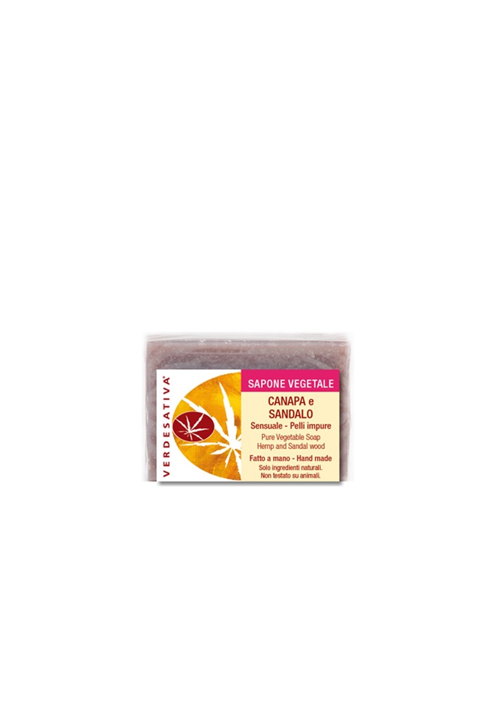 Sapone Canapa e Sandalo - aromatico sensuale - Verdesativa Bagno Doccia