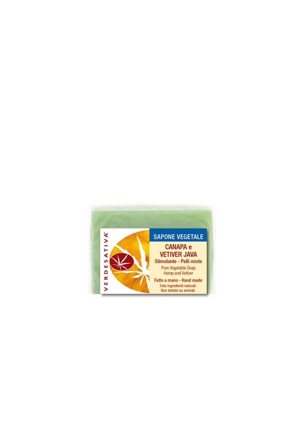 Sapone Canapa e Vetiver - selvatico stimolante - Verdesativa Bagno Doccia