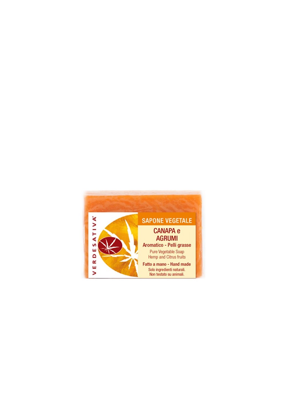 Sapone Canapa ed Agrumi - aromatico - Verdesativa Bagno Doccia