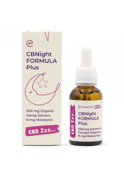 Enecta - CBNight Formula Plus 250mg CBN + 250mg CBD + 9mg Melatonina (30ml)