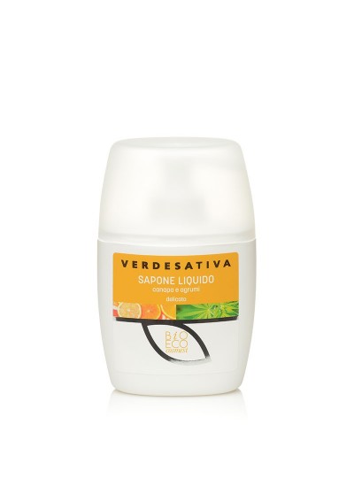 Sapone Liquido Canapa e Agrumi ml 250 - Verdesativa Bagno Doccia