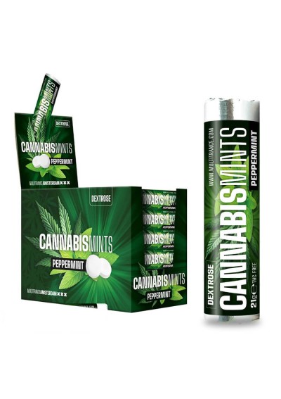 Cannabis Mint - Caramelle alla Menta Piperita e Cannabis - 1 pezzo - Multitrance