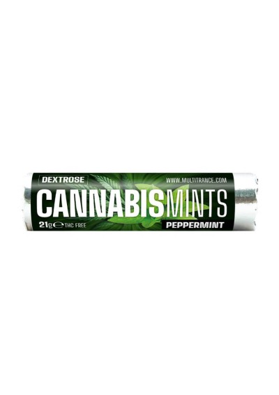 Cannabis Mint - Caramelle alla Menta Piperita e Cannabis - 1 pezzo - Multitrance