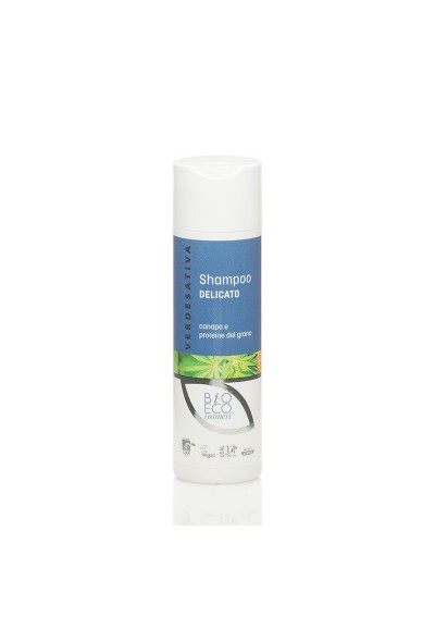 Shampoo Delicato Canapa e Proteine del Grano ml200 - Verdesativa Bagno Doccia
