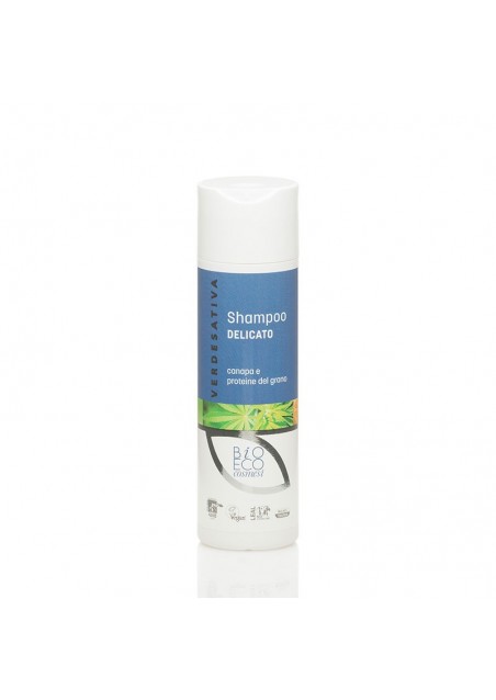 Shampoo Delicato Canapa e Proteine del Grano ml200 - Verdesativa Bagno Doccia