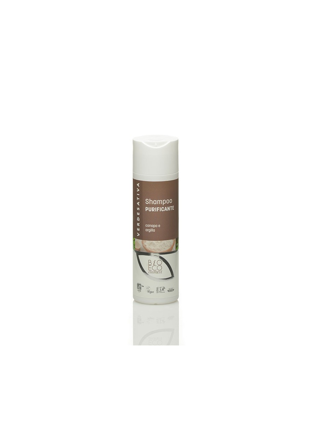 Shampoo Purificante Canapa e Argilla ml 200 - Verdesativa Bagno Doccia