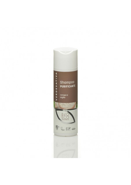 Shampoo Purificante Canapa e Argilla ml 200 - Verdesativa Bagno Doccia
