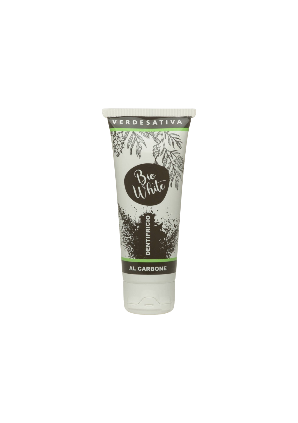 Natural Toothpaste Hemp and Coal, Vegan, 75ml - Verdesativa