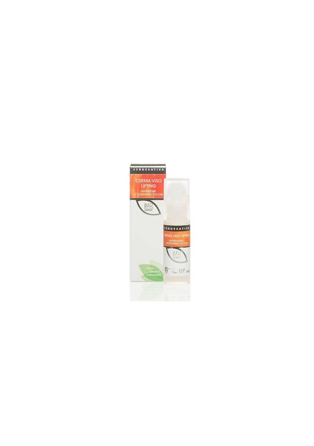 Crema Viso Lifting - Tonificante Bioattiva ml 30 - Verdesativa Linea Viso e Bio Cosmesi