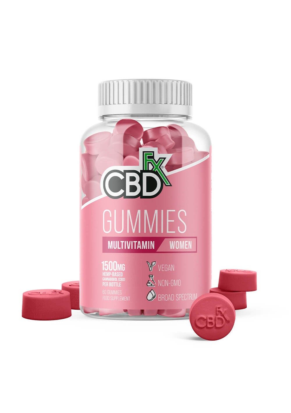Integratore Multivitamenico per Donne - 1500mg di CBD - Vegano, 240g - CBDfx