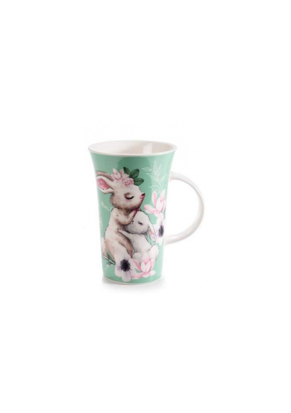 Tazza Grande Coniglio Bunny Verde - Design 360°