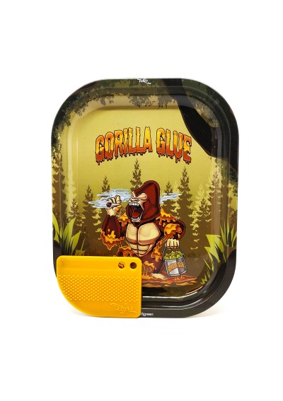 Metal Ashtray Small - Gorilla Glue Art, cm 14×18×2 - Black Sheep