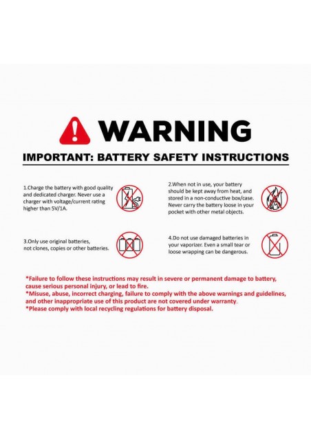 CCELL Palm Batteria 500mAh, Nera + Caricatore - 510 threaded - Compatibile con Cartucce/Atomizzatori