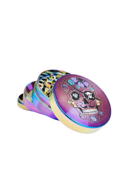 Metal Grinder - Mexican Skulls Psycho - 4 pieces - 52mm