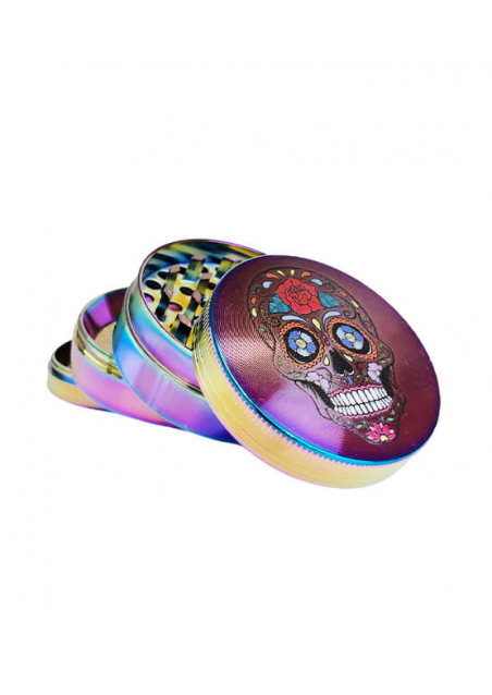 Metal Grinder - Mexican Skulls Psycho - 4 pieces - 52mm