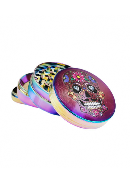 Metal Grinder - Mexican Skulls Psycho - 4 pieces - 52mm