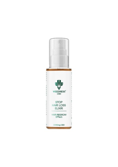 CBD Elixir Stop alla Perdita di Capelli - 1000mg, CBD 100ml - Weedness
