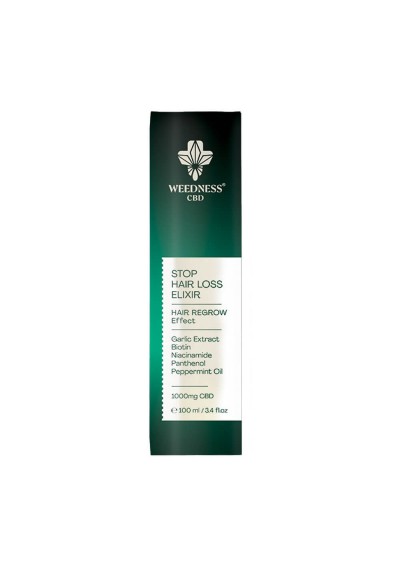 CBD Elixir Stop alla Perdita di Capelli - 1000mg, CBD 100ml - Weedness