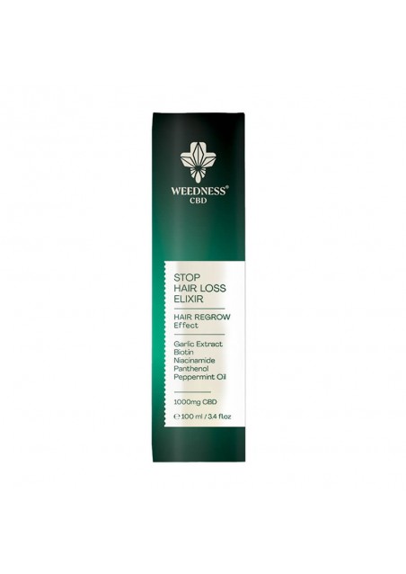 CBD Elixir Stop alla Perdita di Capelli - 1000mg, CBD 100ml - Weedness