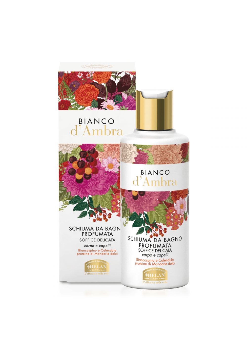Bianco D'Ambra Schiuma da Bagno Profumata - Helan