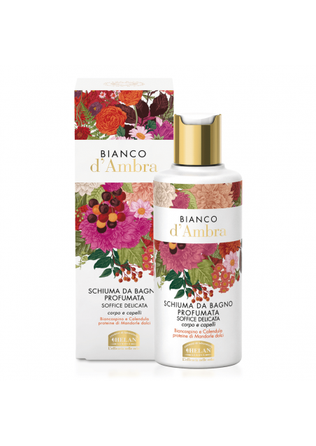 Bianco D'Ambra Schiuma da Bagno Profumata - Helan