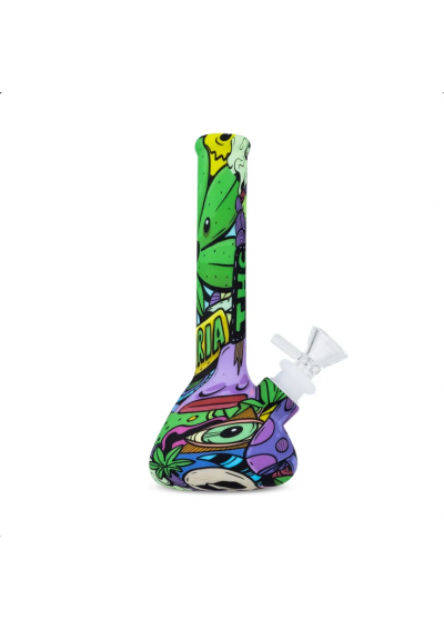 Euphoria Silicon Bong Design Whimsical - Euphoria