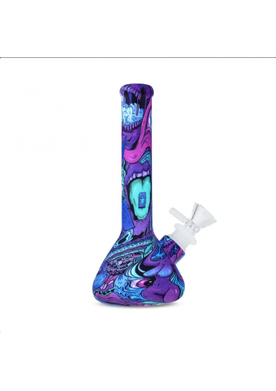 Euphoria Silicon Bong Design Psychedelic - Euphoria