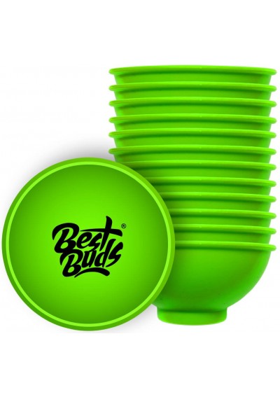 Best Buds Silicone Mixing Bowl Green Black 7 cm - Best Buds