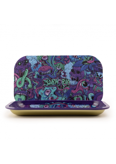 Set Vassoio con Coperchio Magnetico Psychedelic - 27 x 16 cm - Euphoria