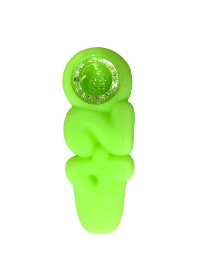 420 Silicone Pipe 10 cm Green – Simply Green