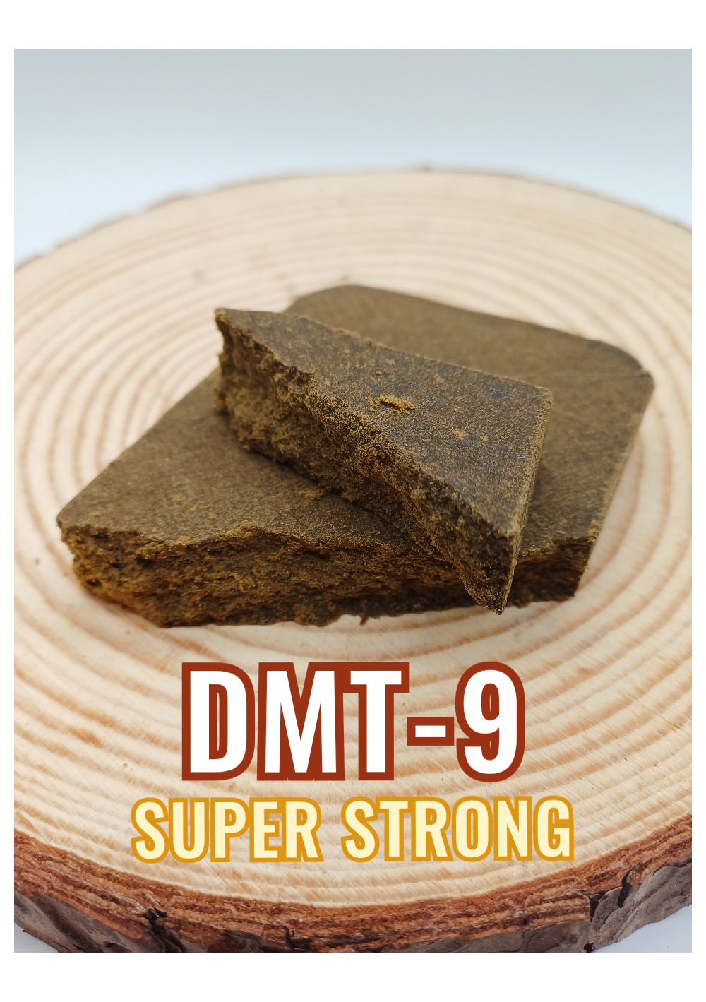 DMT-9 Hash, Gorilla Hash DMT9 - Extra Strong, Semi Dry Hash, Asciutto, Compatto - Hashish Estratto Naturalmente
