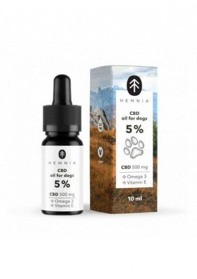 'Hemnia Olio di CBD per Cani 5%