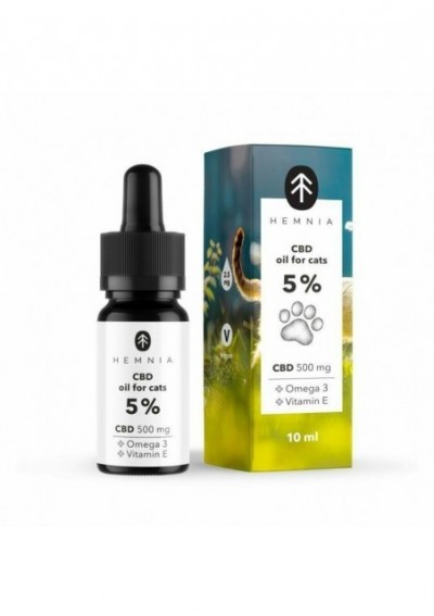 'Hemnia Olio di CBD per Gatti 5%