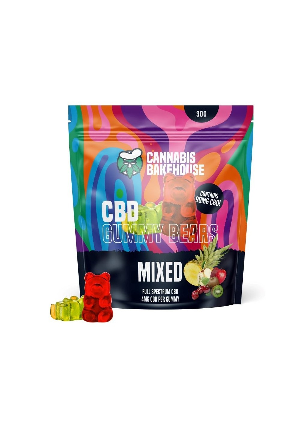 'Cannabis Bakehouse Gommose alla Frutta CBD