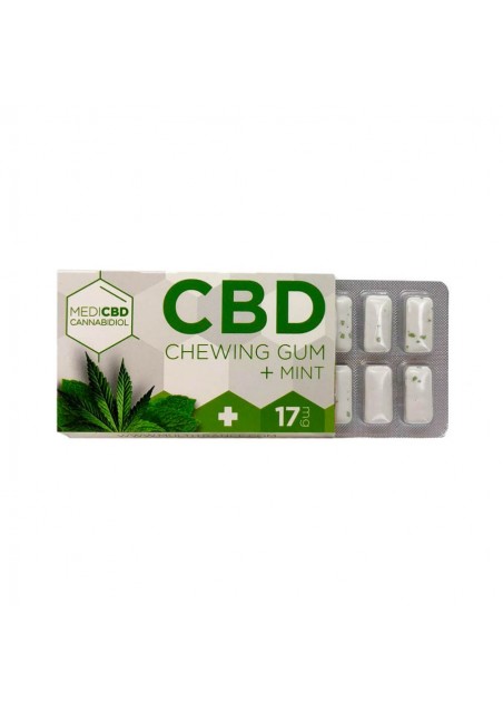 MediCBD - Chewing Gums alla Cannabis e Menta 17mg CBD senza THC