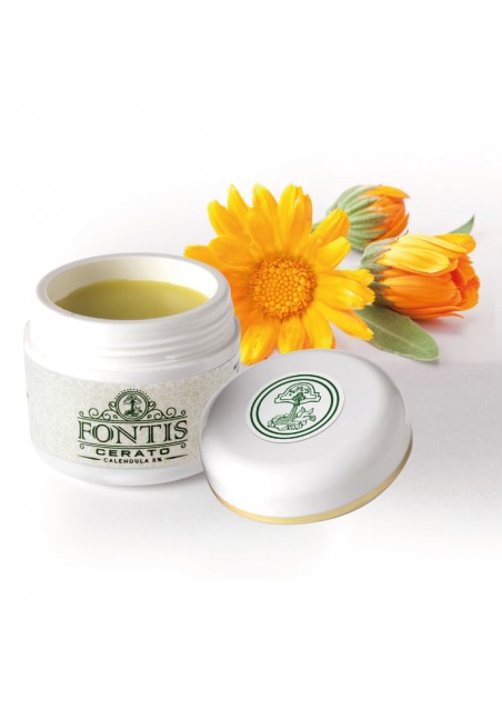 FONTIS Calendula Unguento - 50ml - Emorroidi, Ragade Anale e al Seno, Punture, Dermatite, Calli, Cicatrizzante