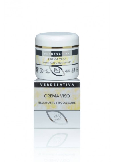 Crema Viso Illuminante - Ultra Nutriente e Rigenerante - ml 50 - Verdesativa